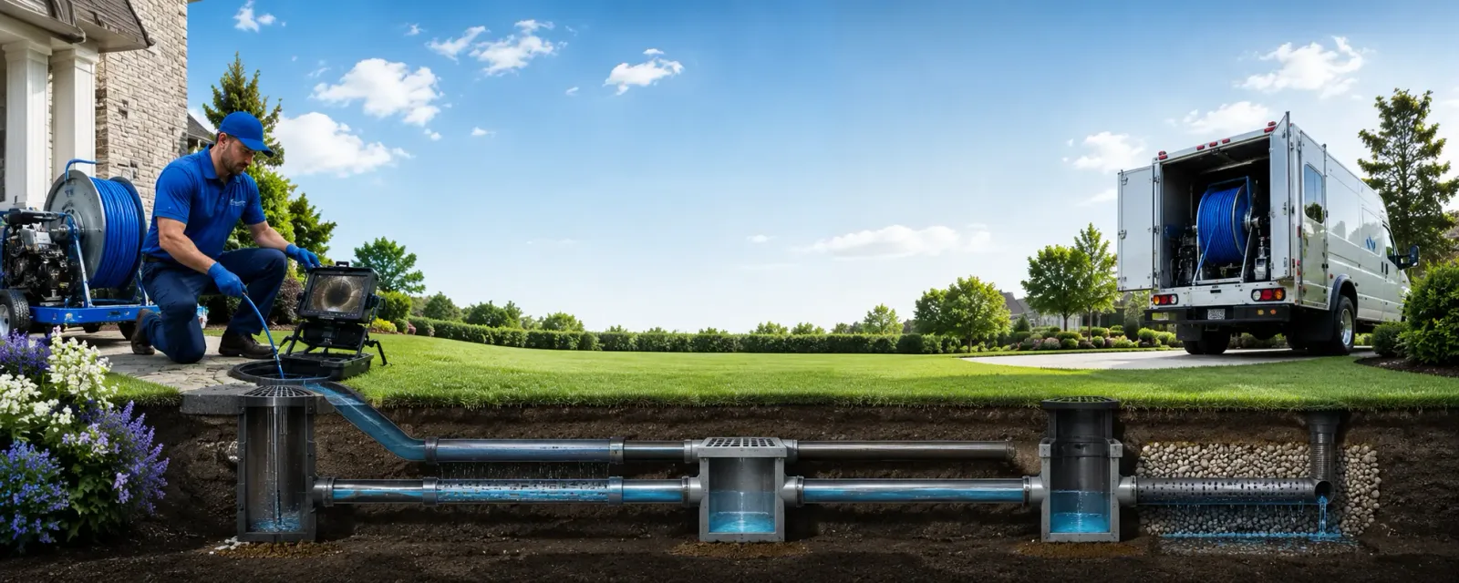 Outdoor drain cleaning information for Hugo, MN